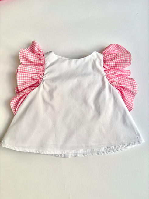 Bluza Jellyfish roz cu patratele